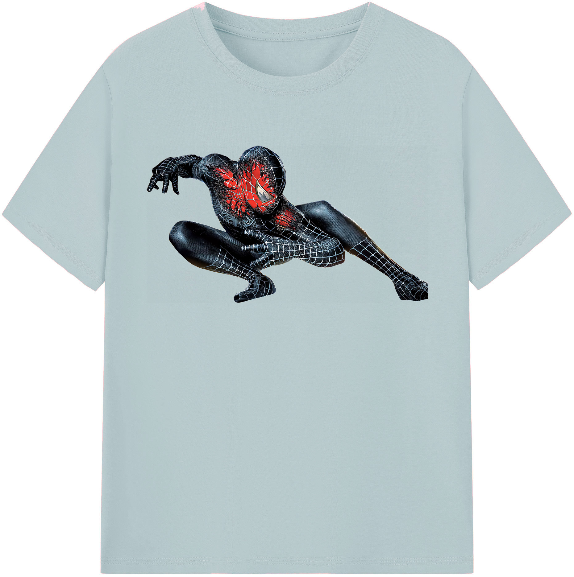 （画像用） Spider Man スパイダーマン 綿100％半袖Tシャツ（フロントプリント）